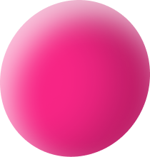 An abstract 3d pink ball